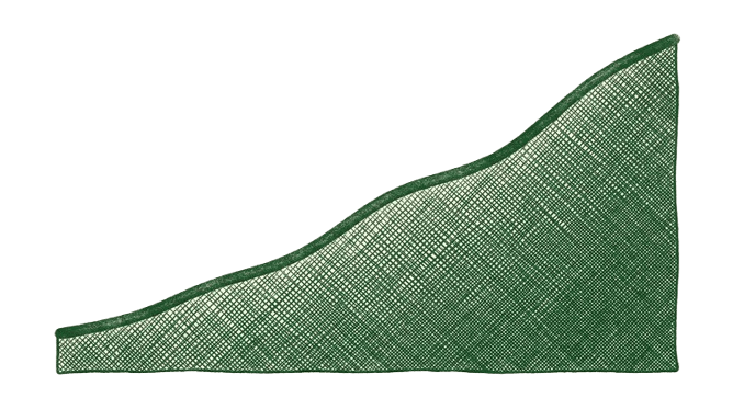 Keyword rankings improvement chart for high-difficulty supplement and peptide industry terms